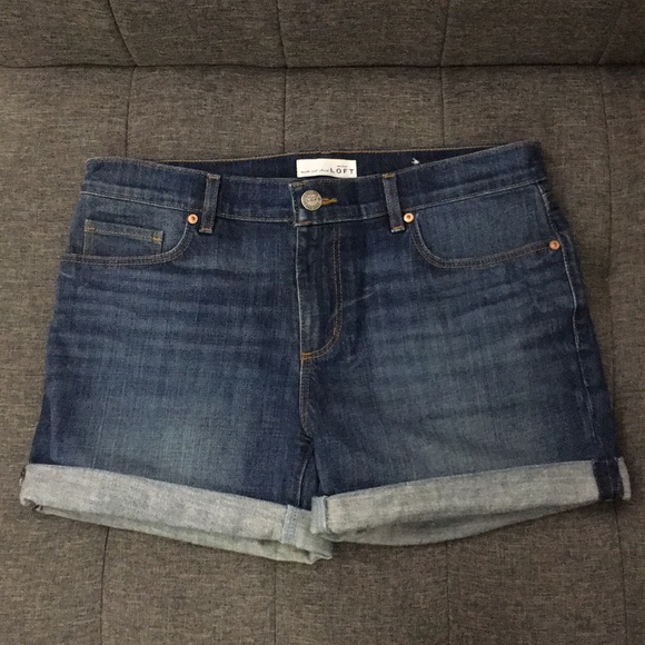 loft jean shorts
